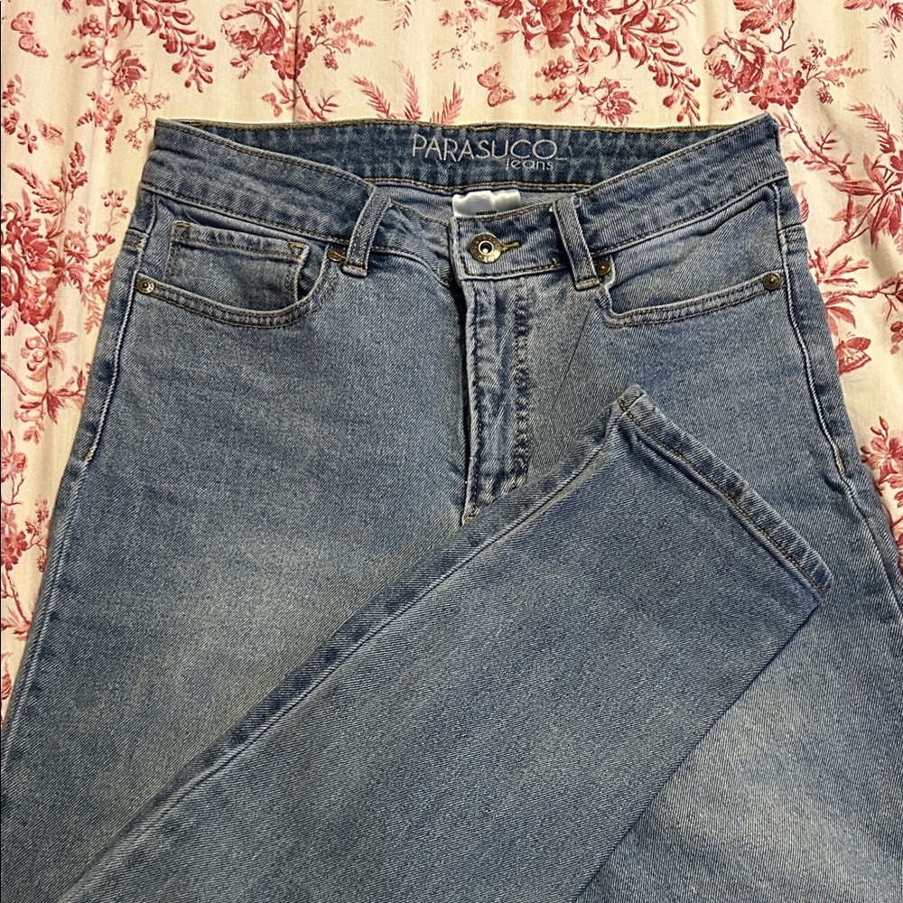 Parasuco Medium Blue Straight-skinny Leg Jeans